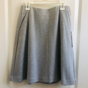 Uniqlo Gray A-Line Skirt